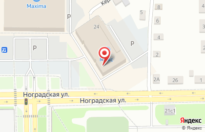 Супермаркет цифровой техники и бытовой электроники DNS на Ноградской улице на карте