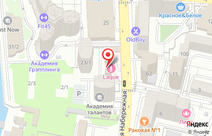 Студия красоты Laque на улице Кубанская Набережная на карте