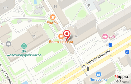 Киоск по продаже мясной продукции на Площади Гарина-Михайловского на карте