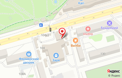 Магазин овощей и фруктов в Октябрьском районе на карте