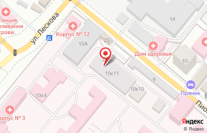 Орловская областная клиническая больница на бульваре Победы на карте