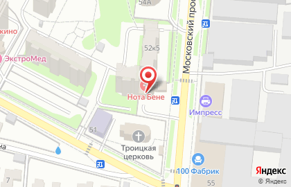 Сауна на Московском проспекте, 56 на карте