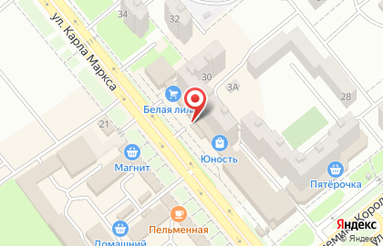 Фирменный магазин Колизей на улице К.Маркса на карте