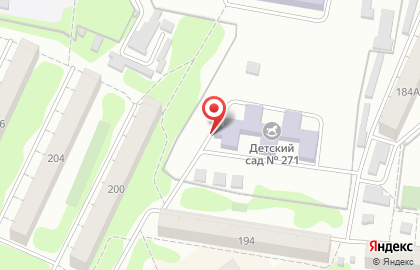 Детский сад №271 на улице Антона Петрова на карте