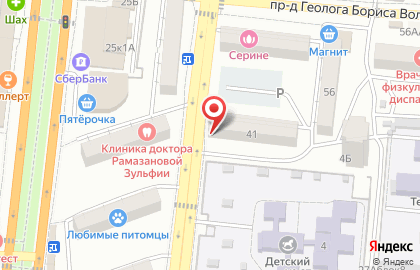 Империя окон на улице Татищева на карте