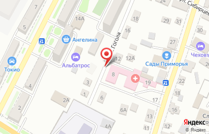 Медицинская клиника Возрождение-ХХI во Владивостоке на карте