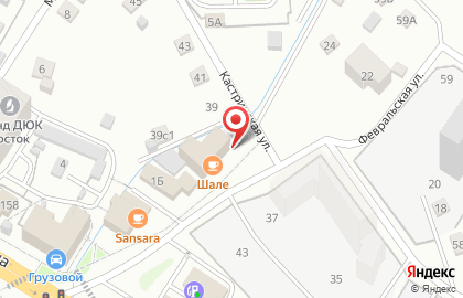 Гостиница Парус в Чите на карте