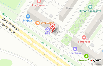 Автоцентр по продаже автозапчастей и ремонту корейских автомобилей Корея-Авто на Широтной улице на карте