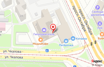Магазин автозапчастей Кореана на улице Чкалова на карте