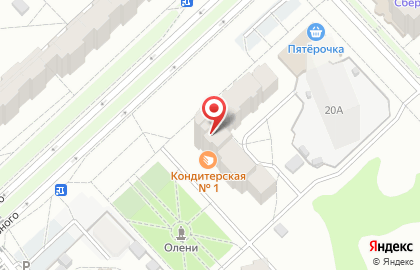 Магазин кондитерских изделий, ИП Пярлин А.А. на карте