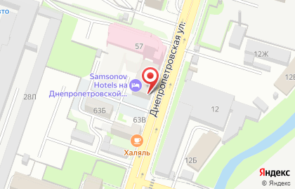 Автоцентр Аврора на Днепропетровской улице на карте