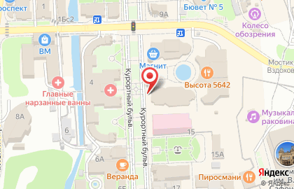 ТЦ Пассаж в Кисловодске на карте