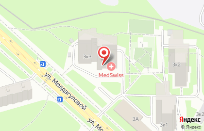 Центр охраны здоровья семьи Инпромед на улице Молдагуловой на карте