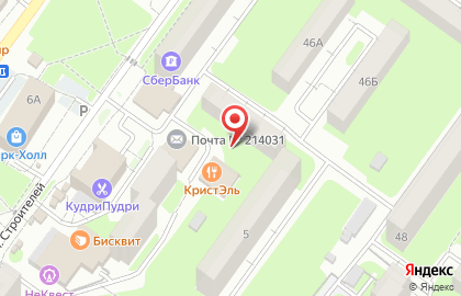 Триумф на проспекте Строителей на карте