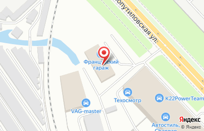 Автосервис АвтоПорт на Краснопутиловской улице на карте