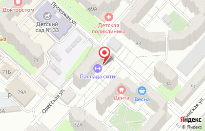 Служба доставки Bento-суши на карте
