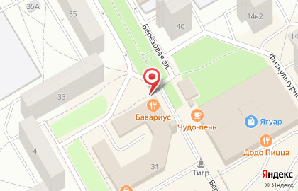 Бар-ресторан Сациви на Берёзовой аллее на карте