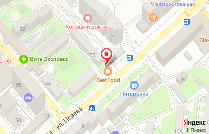 Магазин Продукты в Краснодаре на карте