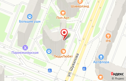 Магазин разливного пива Live Beer в Санкт-Петербурге на карте