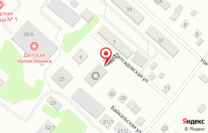 Средняя общеобразовательная школа в Иркутске на карте