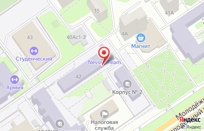 NevskyTeam в микрорайоне Макаренко на карте
