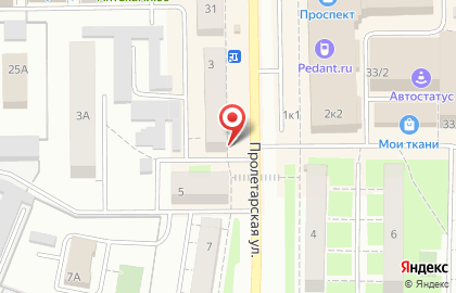 Магазин разливных напитков Крюгер на Пролетарской улице на карте