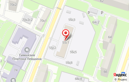 Московский образовательный комплекс им. В. Талалихина в Москве на карте