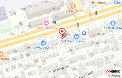 Шиномонтажная мастерская в Махачкале на карте