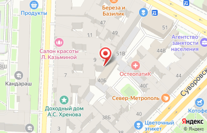 ООО ПРОСТОР на Таврической улице на карте