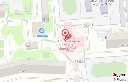 Женская консультация Городская клиническая больница им. С.С. Юдина на Ореховом бульваре на карте