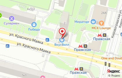 Булочная Каравай СВ на улице Красного Маяка на карте