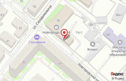 Торгово-сервисная компания Мастер на Новгородском проспекте на карте