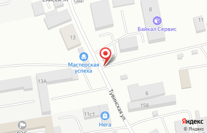 Компания грузоперевозок на Тувинской улице на карте