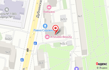Салон красоты Золотые Ручки на Дубнинской улице на карте