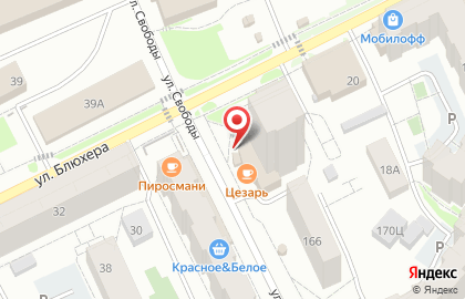 ТЦ Виктория на улице Свободы на карте