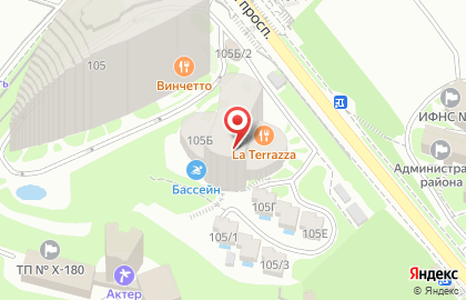 Ресторан итальянской кухни La Terrazza на карте