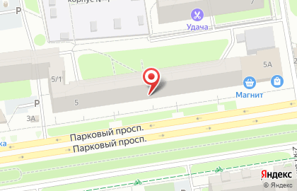Магазин разливного пива Хмель и Солод на Парковом проспекте на карте