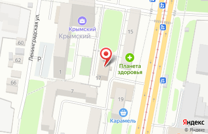 ТЦ Гагаринский на улице Гагарина на карте