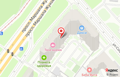 Приемный пункт химчистки Пингвин на проспекте Маршала Жукова, 54 к 1 на карте