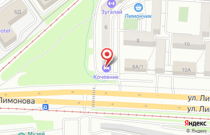 Отель Кочевник в Железнодорожном районе на карте