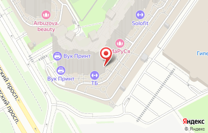 Супермаркет Фасоль на Комендантском проспекте на карте