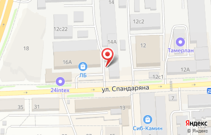Салон-магазин Новые шторы на улице Спандаряна на карте