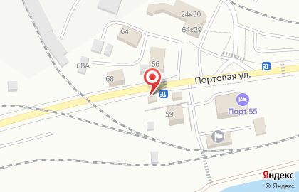 Продуктовый магазин в Калининграде на карте