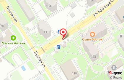 Дядя Дёнер на улице Красная Сибирь на карте
