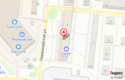 Служба доставки и логистики Сдэк на Первомайской улице на карте
