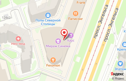 Магазин спортивного питания Brutal в Выборгском районе на карте