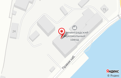 Мелкооптовый магазин, ОАО Калининградский мукомольный завод на карте