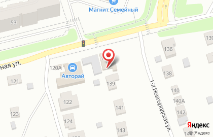 СтройИзоляция на 1-ой Новгородской улице на карте