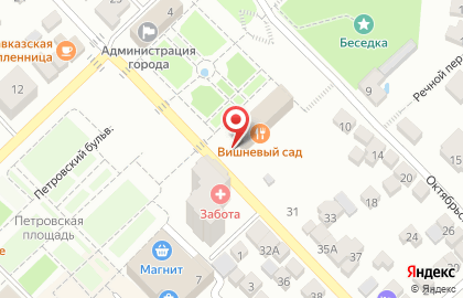 Кафе Вишневый сад на Петровской улице на карте