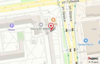 TEZ TOUR на улице Щорса на карте